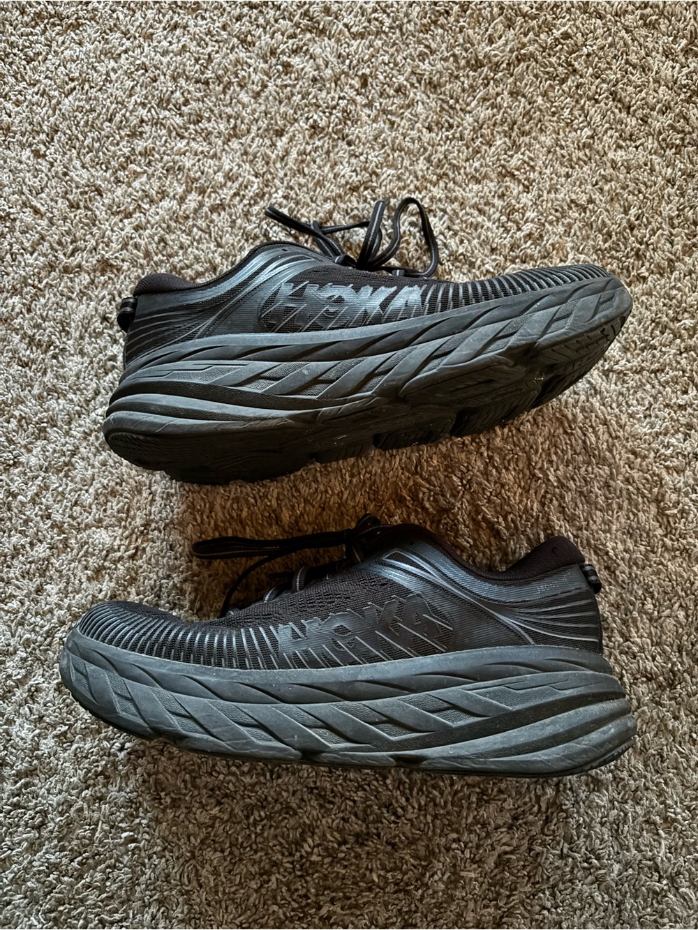 Hoka One One Women’s Black Running Shoes 8.5